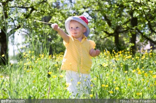 Jardin : protéger bébé du soleil